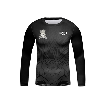 Rashguard Black Manga Larga - Kids