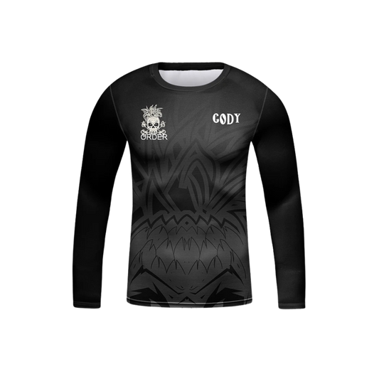 Rashguard Black Manga Larga - Kids