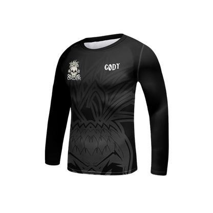 Rashguard Black Manga Larga - Kids