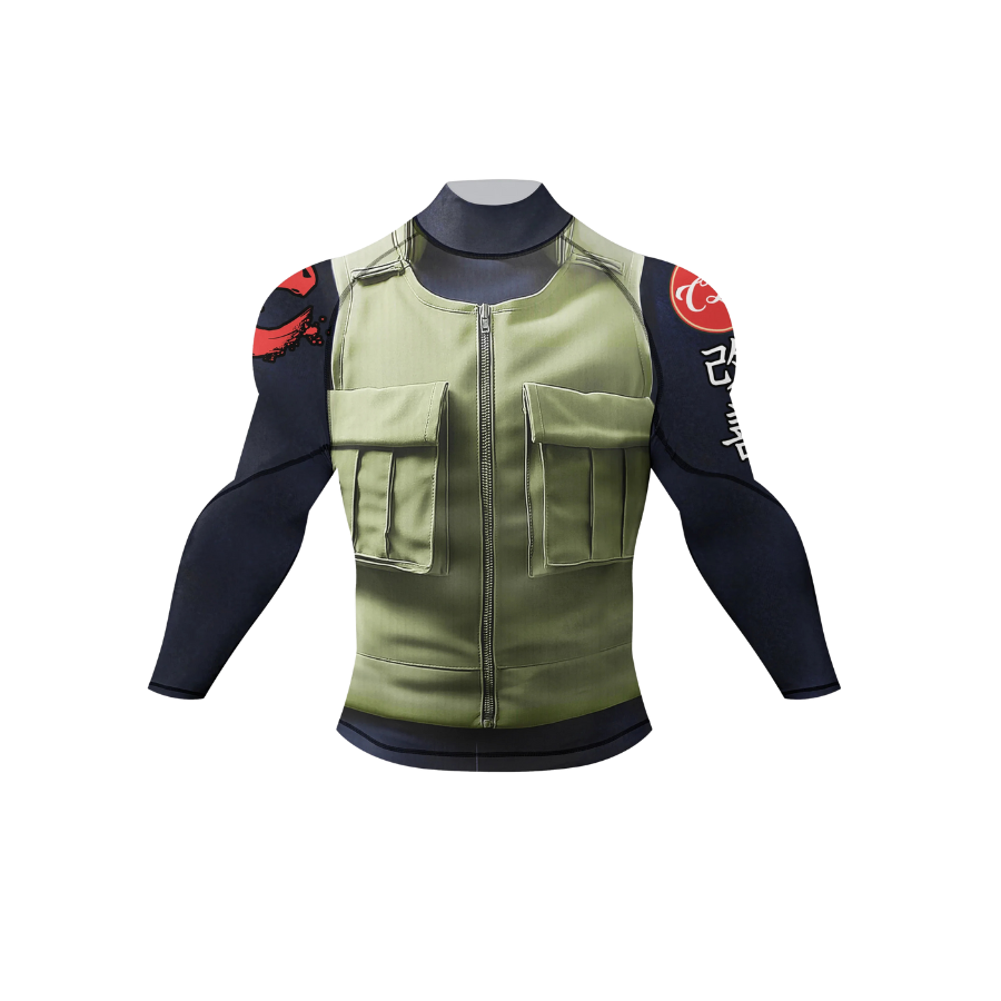 Rashguard Jiujitsu Comando Manga Larga