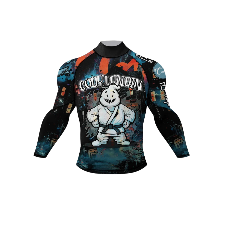 Rashguard Jiujitsu Ghostbusters Manga Larga