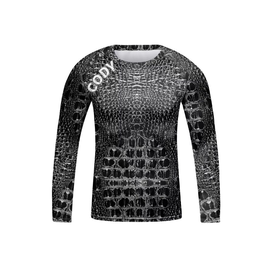 Rashguard Manga Larga + Short + Pantalón Black Snake - Kids