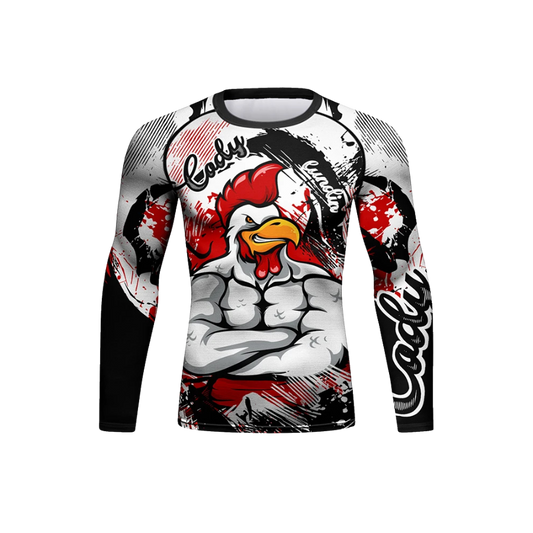 Rashguard Chicken Manga Larga