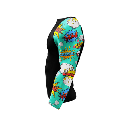 Rashguard Jiujitsu Comic Manga Larga
