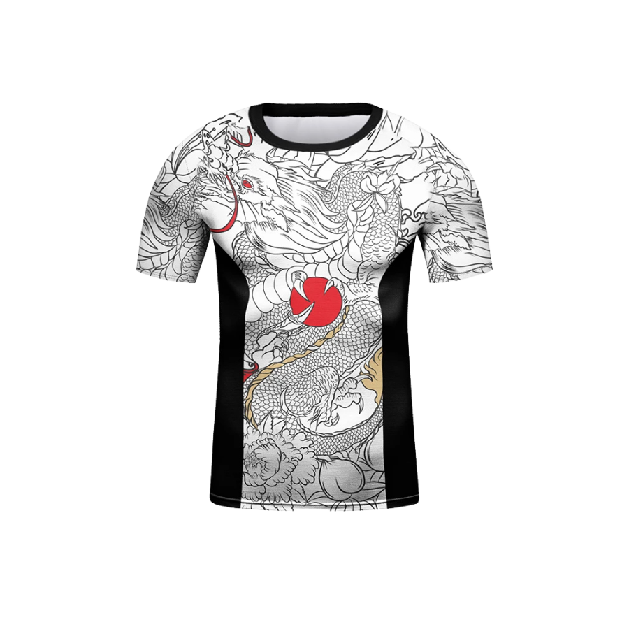 Rashguard Dragón Blanco - Kids