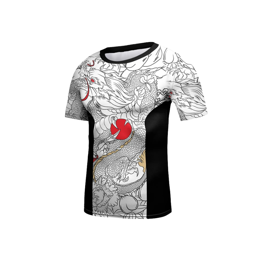 Rashguard Dragón Blanco - Kids