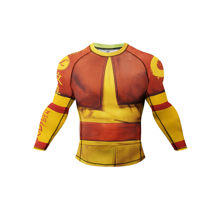 Rashguard Manga Larga + Pantalón + Short Equipado