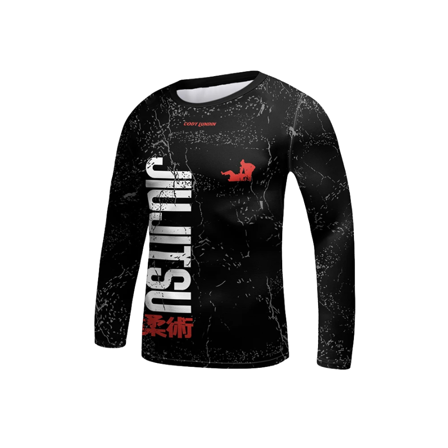 Rashguard Manga Larga Jiujitsu - Kids