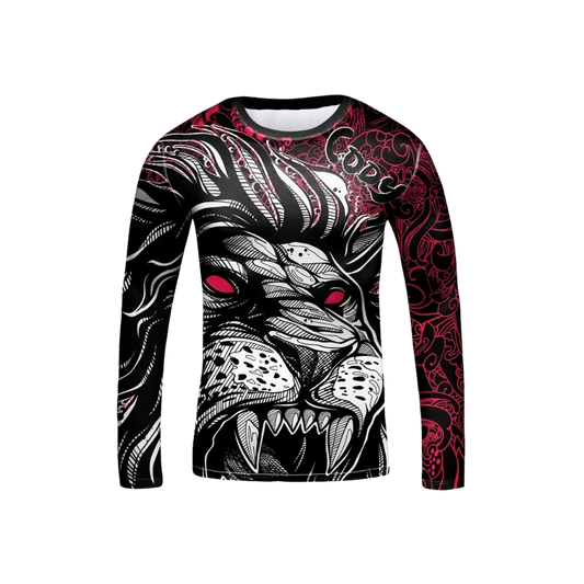 Rashguard León Rojo Manga Larga - Kids
