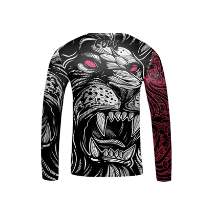 Rashguard León Rojo Manga Larga - Kids