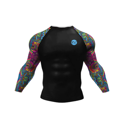 Conjunto Rash. Manga Larga + Pantalón + Short Jiujitsu Multicolor