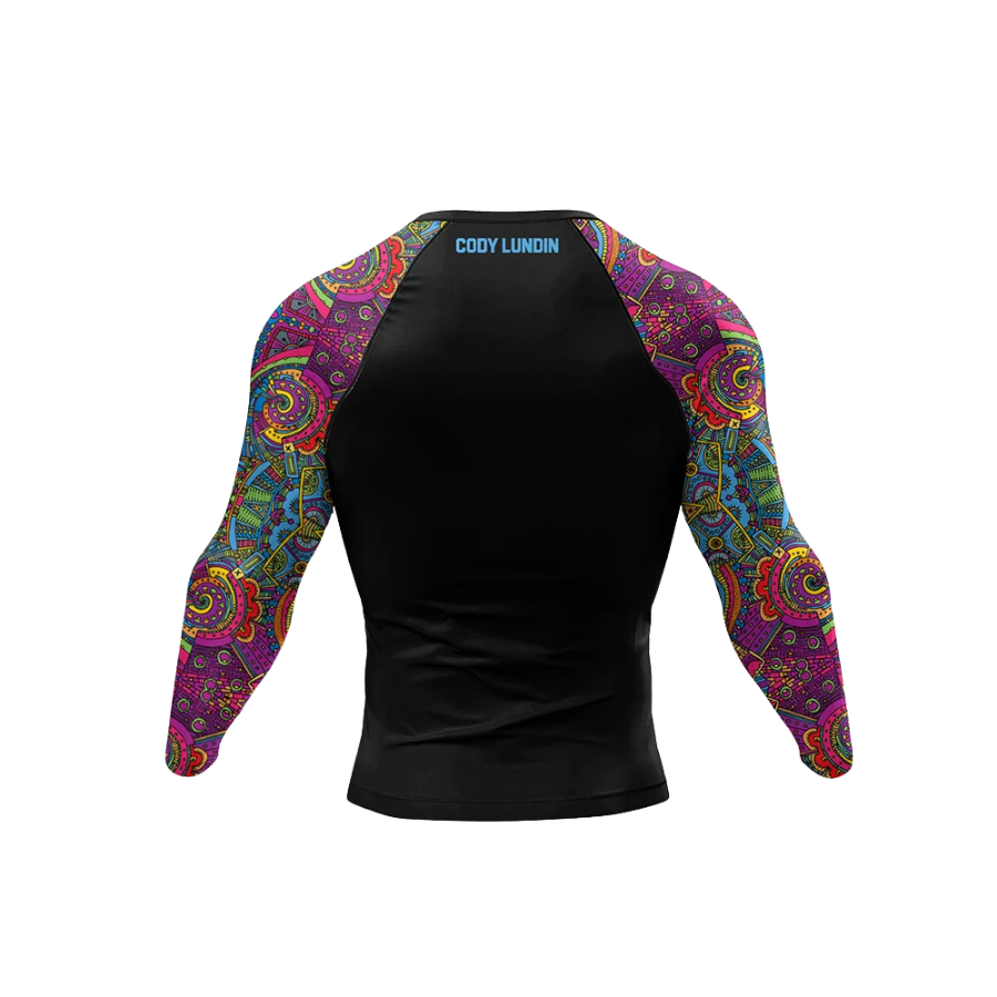 Conjunto Rash. Manga Larga + Pantalón + Short Jiujitsu Multicolor