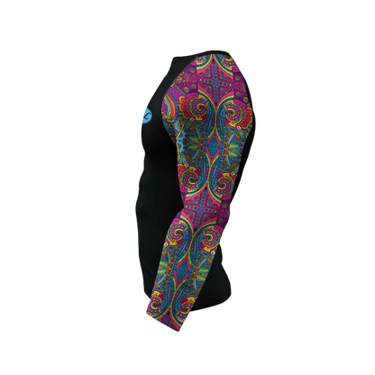 Conjunto Rash. Manga Larga + Pantalón + Short Jiujitsu Multicolor