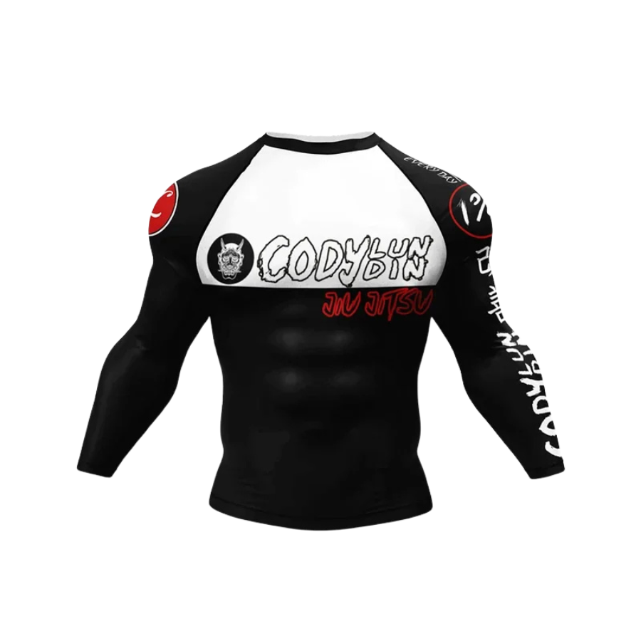 Conjunto Rash. Manga Larga + Pantalón + Short Jiujitsu Panda