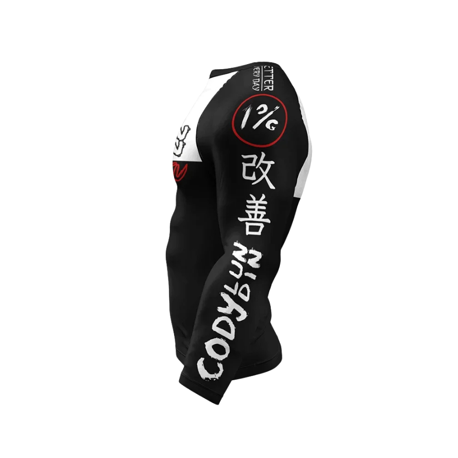 Conjunto Rash. Manga Larga + Pantalón + Short Jiujitsu Panda