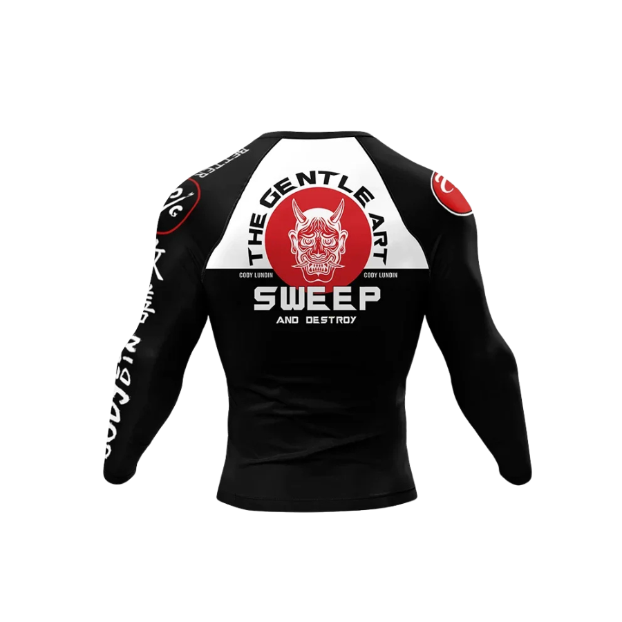 Conjunto Rash. Manga Larga + Pantalón + Short Jiujitsu Panda