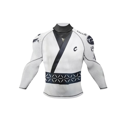 Conjunto Rash. Manga Larga + Pantalón + Short Jiujitsu Roshi