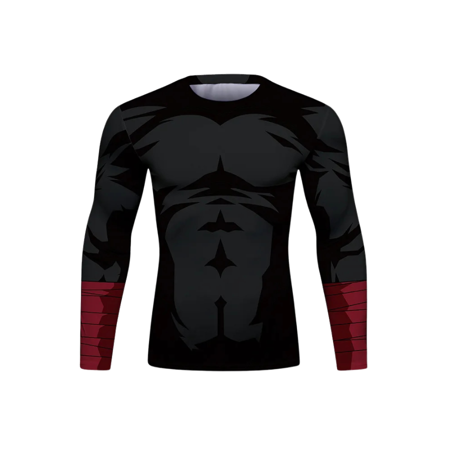 Rashguard Manga Larga + Pantalón + Short Ultra Black