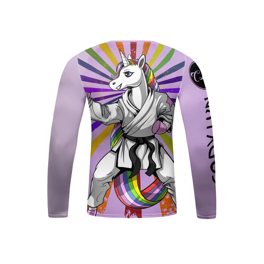 Rashguard Manga Larga + Short Unicorn - Kids