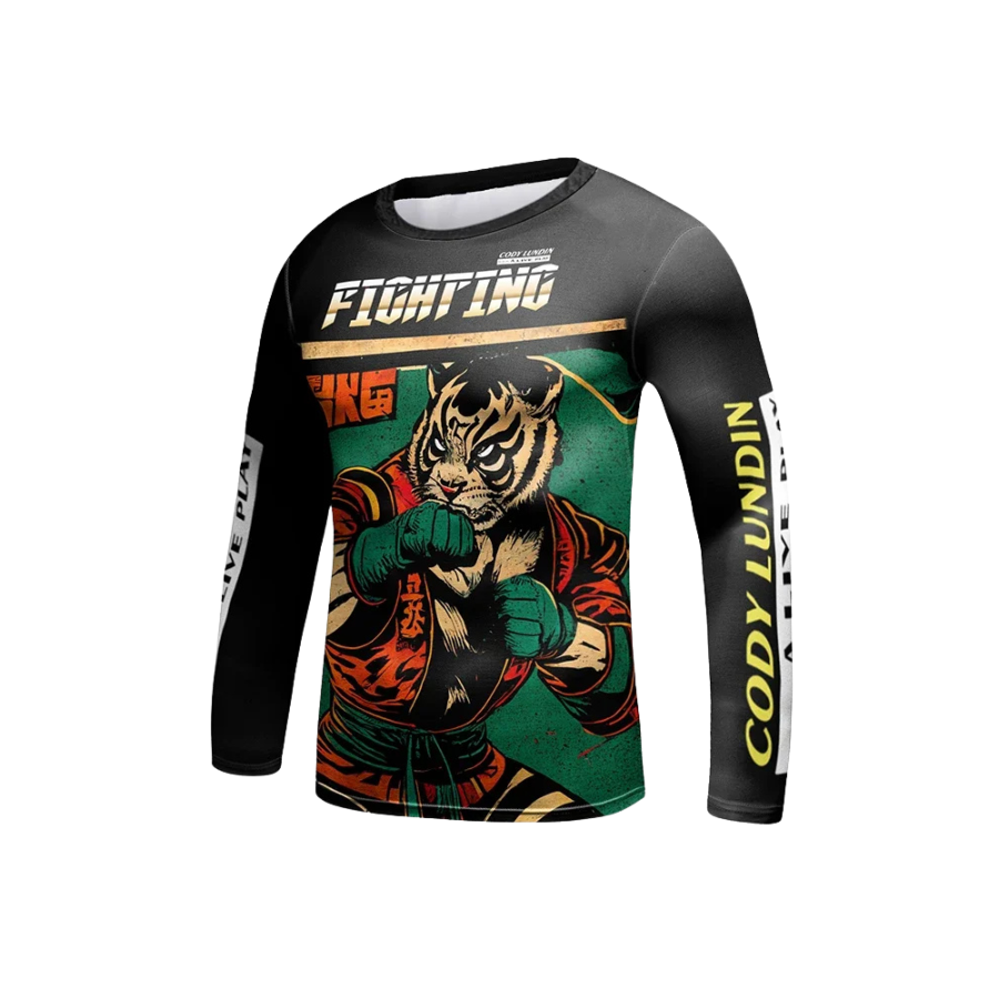 Rashguard Fighter Manga Larga - Kids