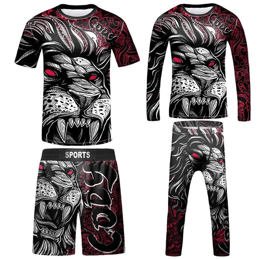 Conjunto Completo León Rojo - Kids