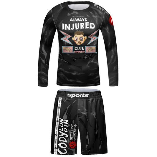 Rashguard Manga Larga + Short Injured - Kids
