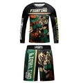 Rashguard Manga Larga + Short Fighter - Kids