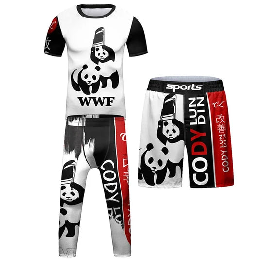 Rashguard + Short + Pantalón WWF - Kids