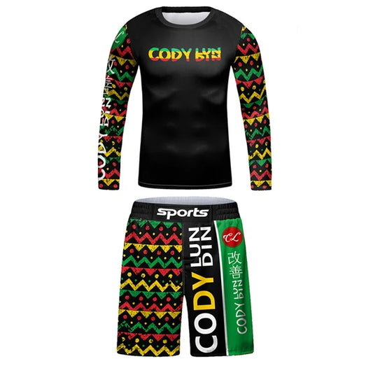 Rashguard Manga Larga + Short Marley - Kids