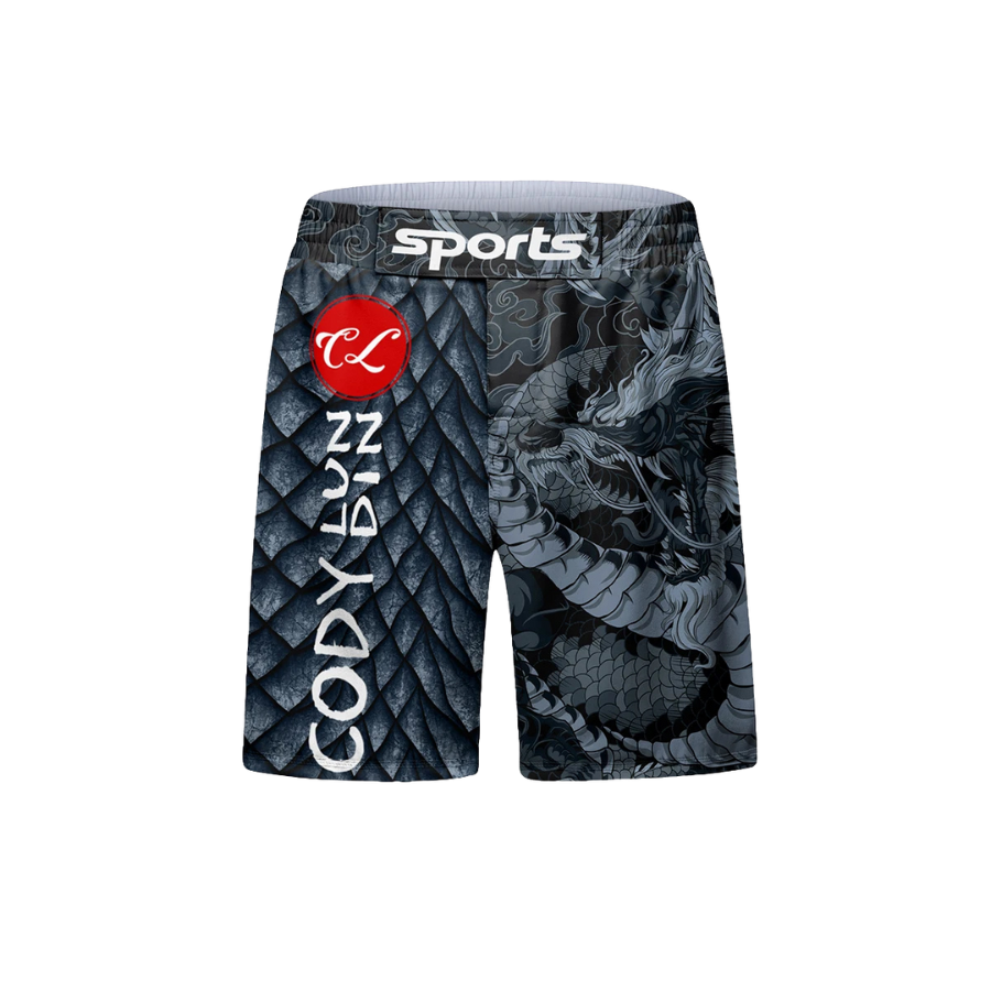 Conjunto Rash. Manga Larga + Pantalón + Short Jiujitsu Dragón