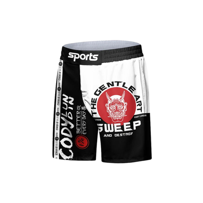 Conjunto Rash. + Pantalón + Short Jiujitsu Panda