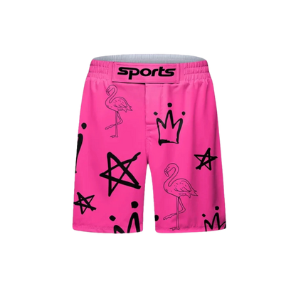 Conjunto Rash. Manga Larga + Pantalón + Short Jiujitsu Pinki