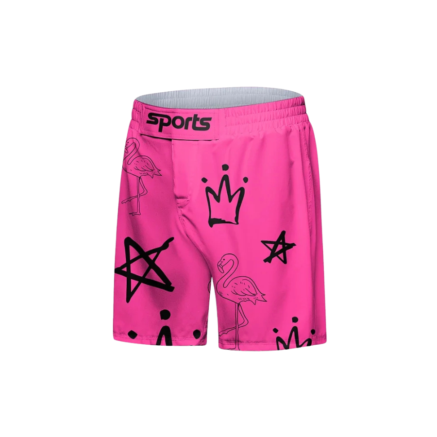 Conjunto Rash. Manga Larga + Pantalón + Short Jiujitsu Pinki