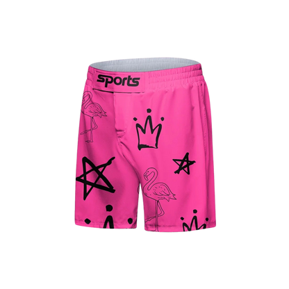 Conjunto Rash. Manga Larga + Pantalón + Short Jiujitsu Pinki