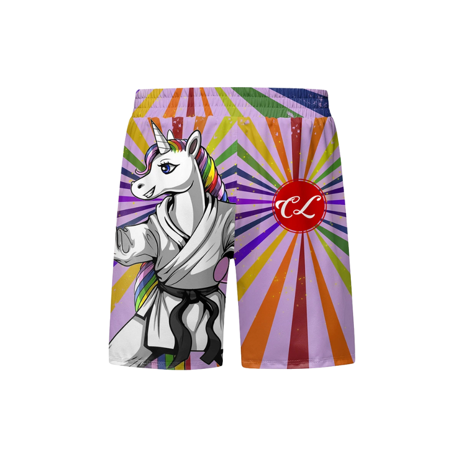 Rashguard Manga Larga + Short Unicorn - Kids